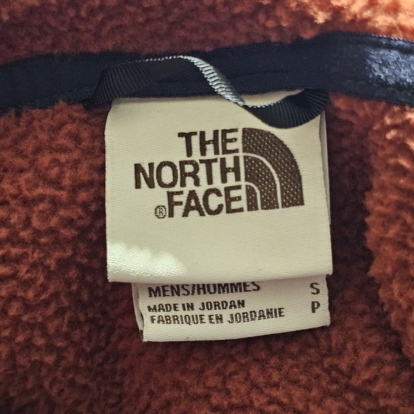 The North Face Carbondale 1/4 Snap Pullover Fleece Hoodie Mens Small Jacket TNF - Picture 6 of 10